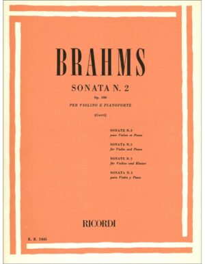 SONATA N.2 OP.100 - JOHANNES BRAHMS