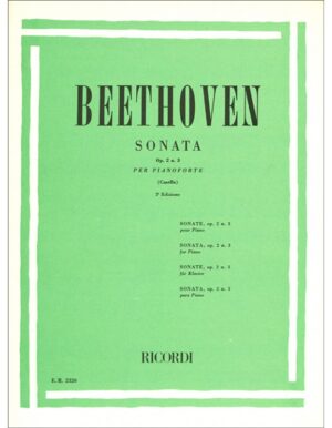 SONATA OPUS 2 NUMERO 3 PER PIANOFORTE - BEETHOVEN