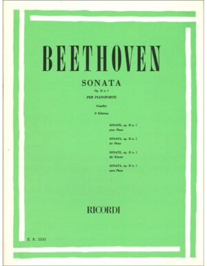 SONATA OPUS 31 NUMERO 1 PER PIANOFORTE - BEETHOVEN