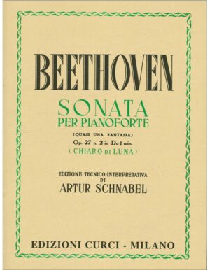 SONATA PER PIANOFORTE OPUS 27 NUMERO 2 IN Do MINORE - BEETHOVEN