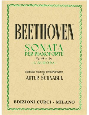 SONATA PER PIANOFORTE OPUS 53 IN Do - BEETHOVEN