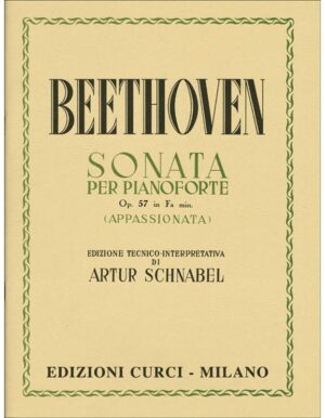 SONATA PER PIANOFORTE OPUS 57 IN Fa MINORE - BEETHOVEN
