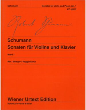 SONATEN FUR VIOLINE UND KLAVIER BAND 1 - SHUMANN