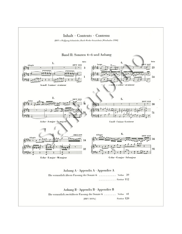 SONATEN NUMERO 4_6 FUR VIOLINE UND KLAVIER BWV 1017_1019 - BACH