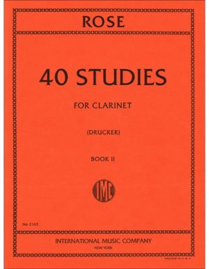 40 STUDIES FOR CLARINET BOOK II - ROSE