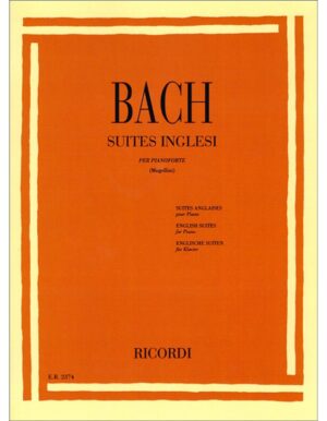 SUITES INGLESI PER PIANOFORTE - BACH