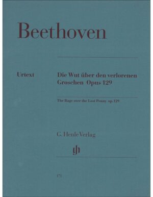 THE RAGE OVER THE LOST PENNY OPUS 129 - BEETHOVEN