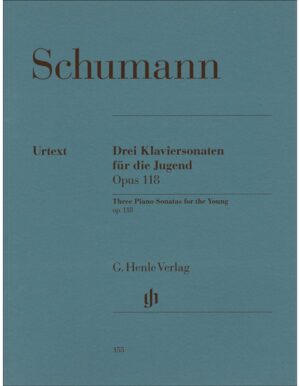 THREE PIANO SONATAS FOR THE YOUNG OP. 118 - SCHUMANN