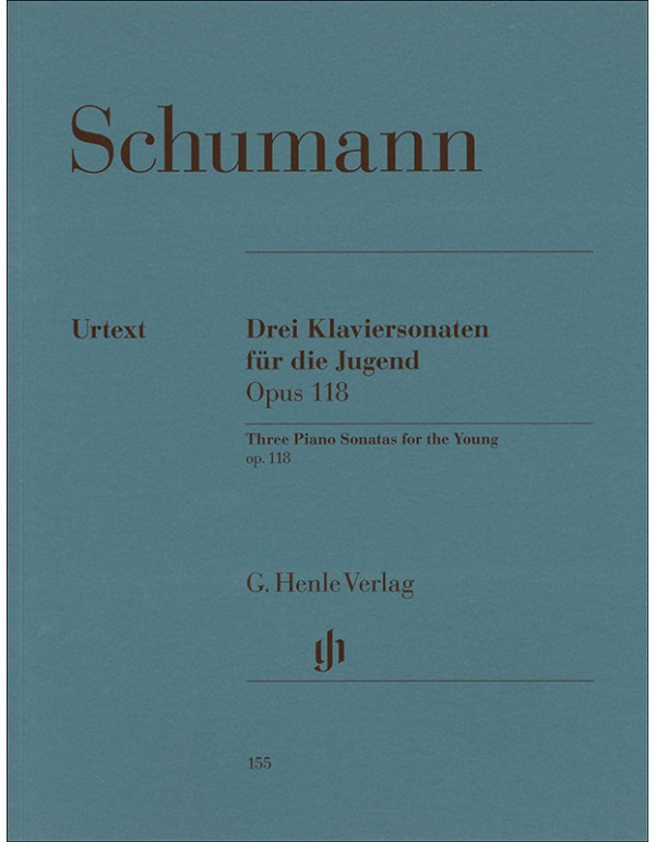 THREE PIANO SONATAS FOR THE YOUNG OP. 118 - SCHUMANN