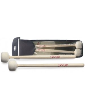 TIMPANI MALLET IN ACERO TESTA FELTRO MEDIO SINGOLO