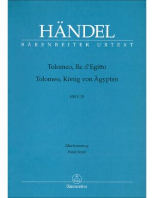 TOLOMEO RE D'EGITTO HWV25 - HANDEL