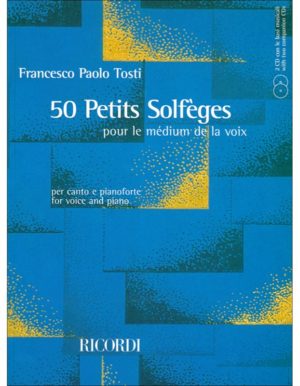 50 PETITS SOLFEGES PER CANTO E PIANOFORTE - TOSTI