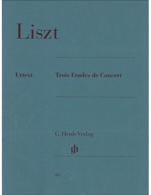 TROIS ETUDES DE CONCERT - FRANZ LISTZ