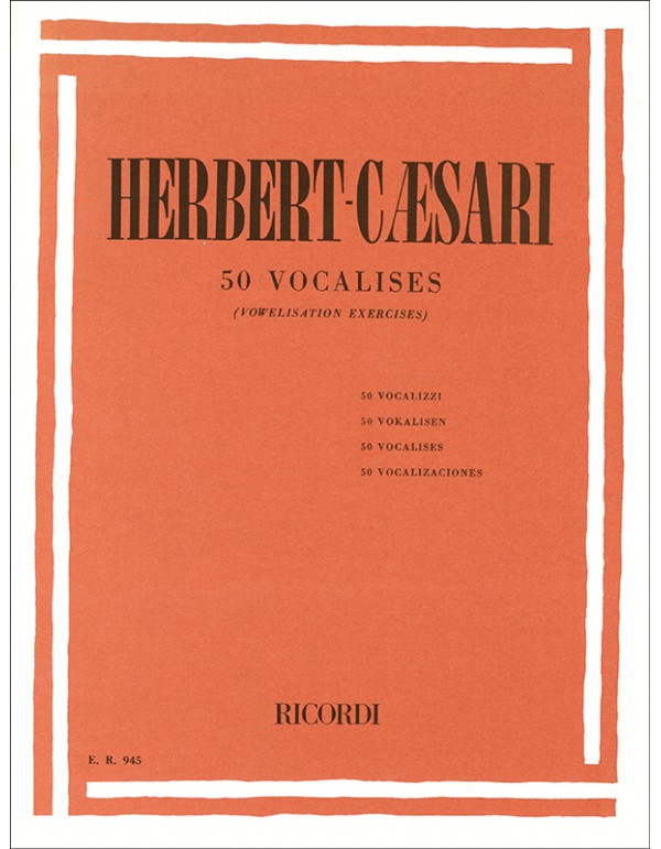 50 VOCALISES - HERBERT-CAESARI