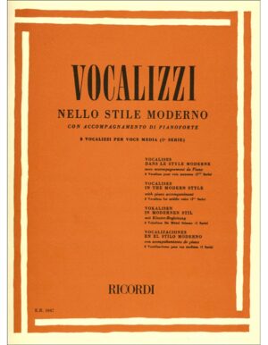 VOCALIZZI NELLO STILE MODERNO SERIE I PER VOCE MEDIA - AUTORI VARI