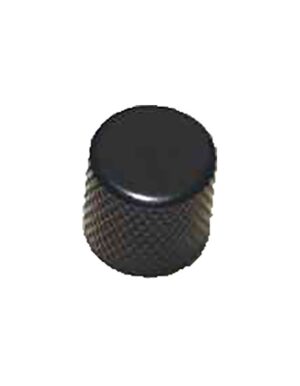 PARTS PLANET KTL BK TELE STYLE KNURLED PUSH-ON KNOB BLACK