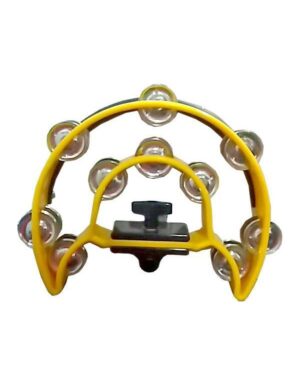 TAMBURELLO MEZZA LUNA DADI DT2 GIALLO