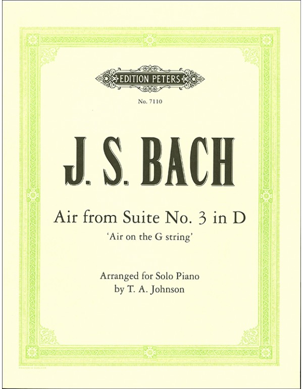 AIR FROM SUITE NUMERO 3 IN D - BACH