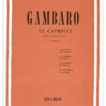 12 CAPRICCI PER CLARINETTO - GAMBARO