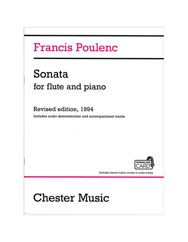 SONATA FOR FLUTE AND PIANO - FRANCIS POULENC
