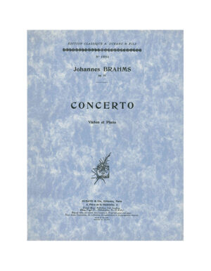 CONCERTO PER VIOLINO E PIANOFORTE OP. 77 - JOHANNES BRAHAMS