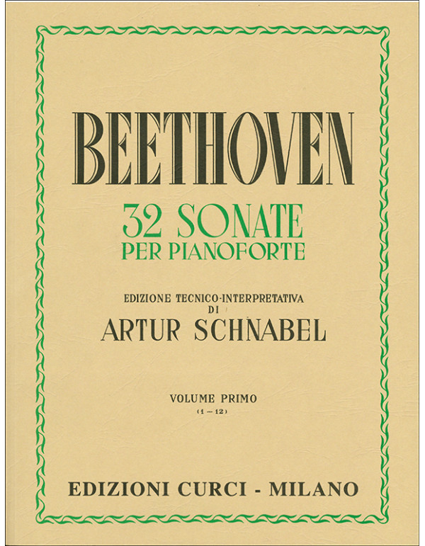 32 SONATE PER PIANOFORTE VOLUME I - BEETHOVEN