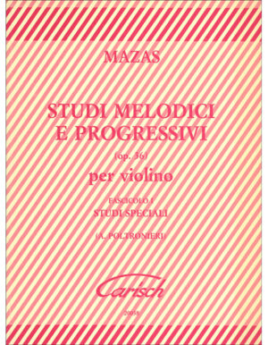 STUDI MELODICI E PROGRESSIVI PER VIOLINO OPUS 36 FASCICOLO I - MAZAS