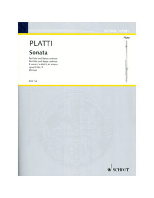 SONATA OPUS III NUMERO 3 - PLATTI