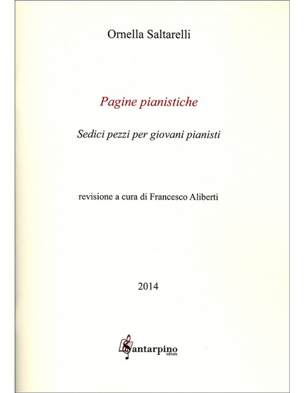 PAGINE PIANISTICHE - ORNELLA SALTARELLI
