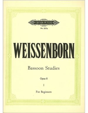 BASSON STUDIES OPUS 8 PARTE I - WEISSENBORN