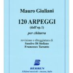 120 ARPEGGI DALL'OP.1 X CHITARRA