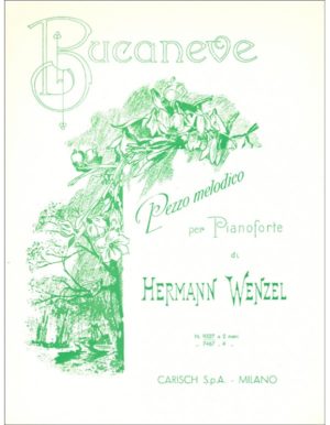 BUCANEVE PER PIANOFORTE - WENZEL