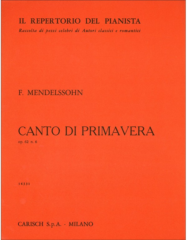 CANTO DI PRIMAVERA OP.62 N.6 - MENDELSSOHN