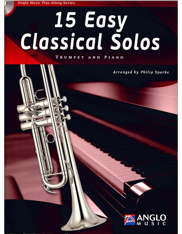 15 EASY CLASSICAL SOLOS TRUMPET AND PIANO +CD - DE HASKE