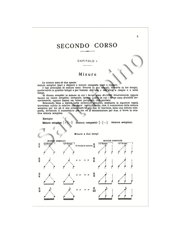 COMPENDIO DI TEORIA MUSICALE SECONDO CORSO - CIRIACO