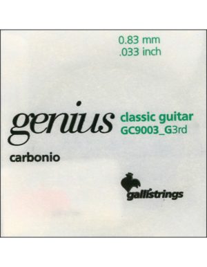 CORDA GENIUS PER CHITARRA CLASSICA GC9003_G 3rd IN CARBONIO GALLISTRINGS
