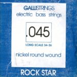 CORDA PER BASSO ELETTRICO 045 GALLISTRING LONG SCALE 34-36 NICKEL ROCK STAR