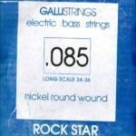 CORDA PER BASSO ELETTRICO 085 GALLISTRINGS LONG SCALE 34-36 NICKEL ROCK STAR