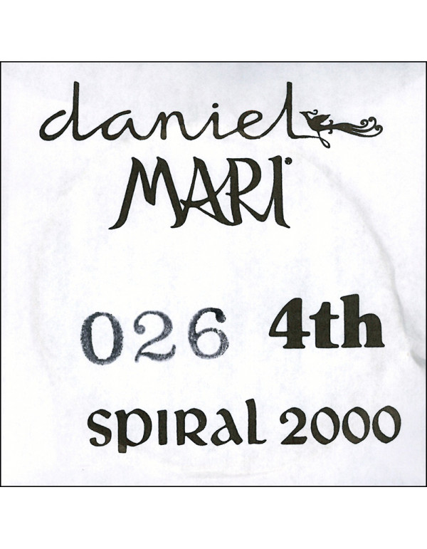 CORDA PER CHITARRA ELETTRICA DANIEL MARI 026 4TH SPIRAL 2000