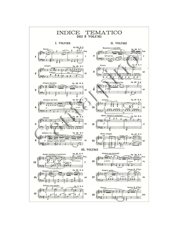 18 SONATE PER PIANOFORTE VOLUME II NUMERO 7 A 12 - CLEMENTI