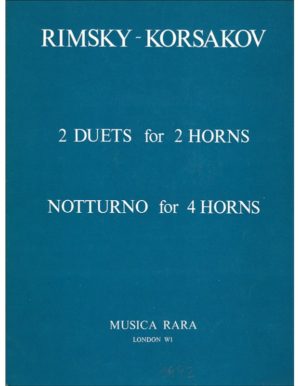 2 DUETS FOR HORNS - RIMSKY-KORSAKOV