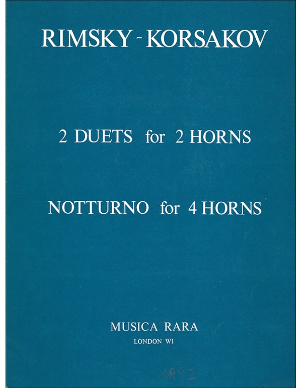 2 DUETS FOR HORNS - RIMSKY-KORSAKOV
