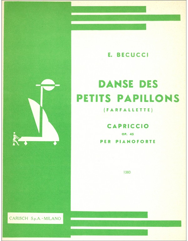 DANSE DES PETITS PAPILLONS CAPRICCIO OPUS 45 - BECUCCI