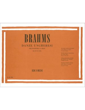 DANZE UNGHERESI A 4 MANI VOL.2 (N.11-21) - JOHANNES BRAHMS