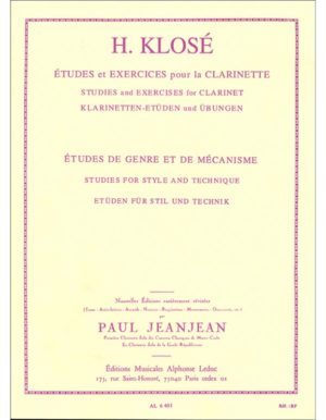 ETUDES DE GENRE ET DE MECANISME - KLOSE
