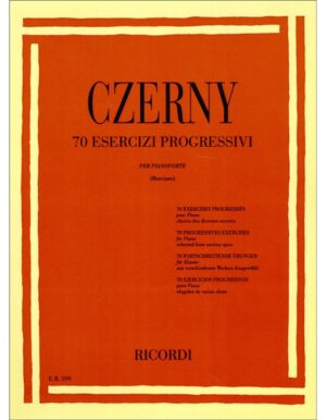 70 ESERCIZI PROGRESSIVI PER PIANOFORTE - CZERNY