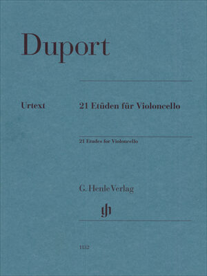 21 Etuden fur Violoncello - DUPORT