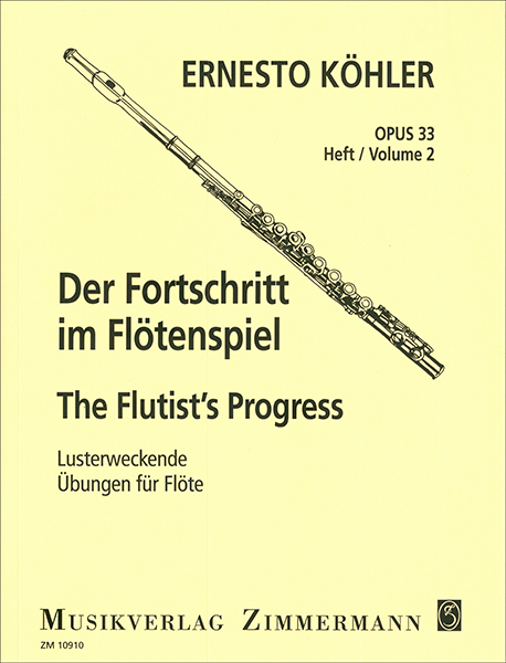 DER FIRTSCHRITT IM FLOTENSPIEL OPUS 33 VOLUME 2- KOHLER-ED ZIMMERMANN