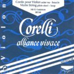 CORDA PER VIOLINO PLAIN STEEL-LOOP MI-E-1 MEDIUM 801M CORELLI ALLIANCE VIVACE SA