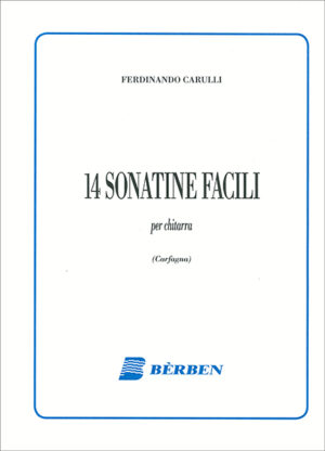 14 SONATINE FACILI PER CHITARRA (CARFAGNA)